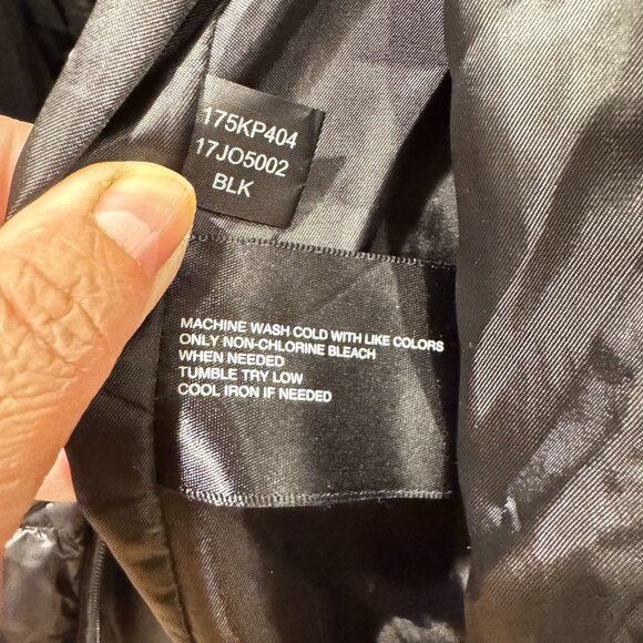 Kenneth Cole Black Puffer Jacket | Size S | Warm & Stylish - Picture 6 of 6